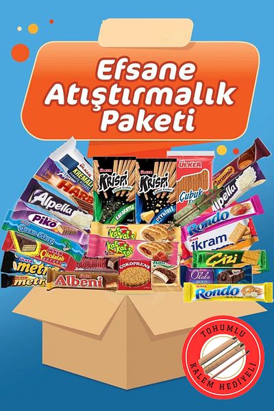 Ülker Legendary Snack Pack Full No:25. Living Pen Gift