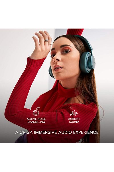 Urbanista Miami True Wireless Over Ear Headphones with Carry Case, 50 Hrs Playtime, Active Noise Cancelling