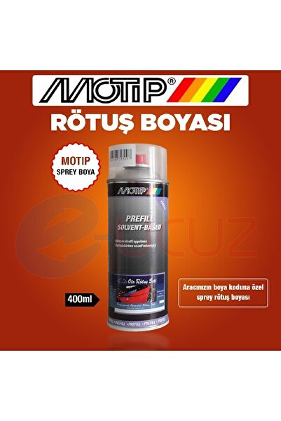 Motip Piano Black Sprey Rötüş Boyası 400 Ml