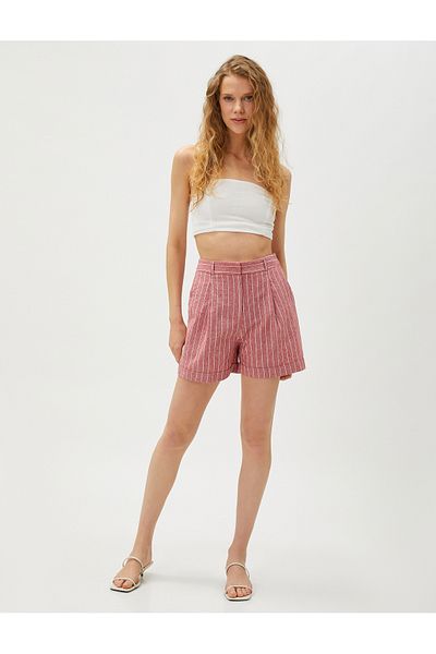 Koton Taschenshorts mit Faltendetail