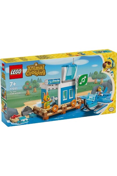 Evelise LEGO ANIMAL CROSSING ZBOARA CU DODO AIRLINES 77051