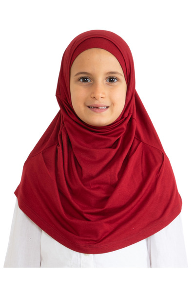 Modish Group Παιδικό ένδυμα ένδυσης με μαντήλι τουρμπάνι βισκόζης - Βουργουνδία