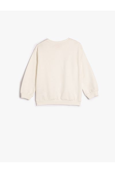 Koton Basic Sweatshirt Long Sleeve Crew Neck Cotton Raised