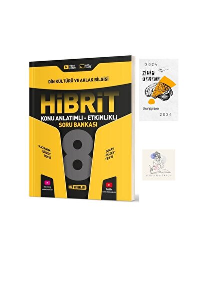 Hız Yayınları HIZ 8.SINIF HİBRİT DİN KÜLTÜRÜ KONU ANLATIM+ZİHİN DENEME(SEVİLE...
