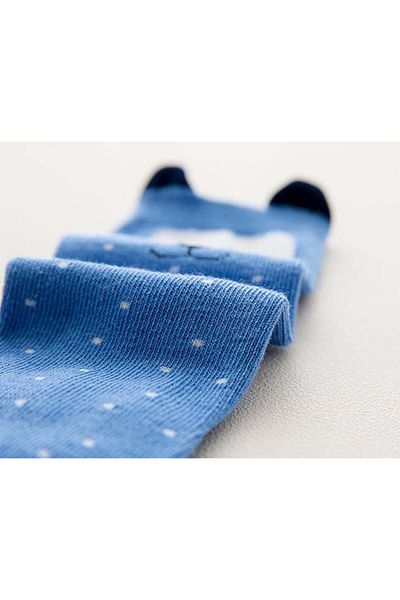 OEM Sosete lungi cu animalute Drool (Culoare: Albastru)