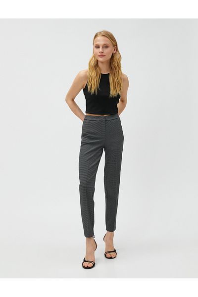 Koton Fabric Trousers Normal Waist