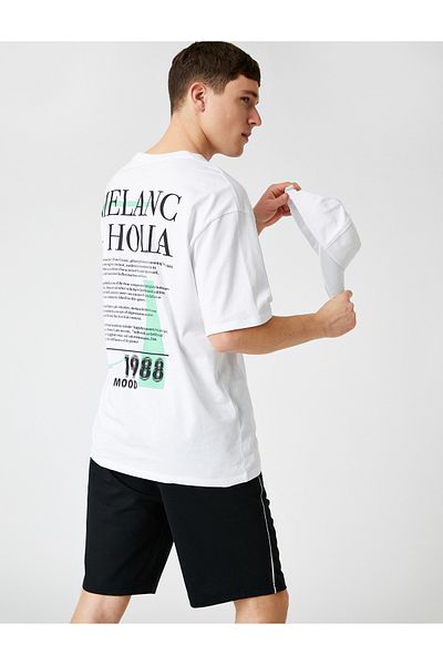 Koton Oversize Back Printed T-Shirt