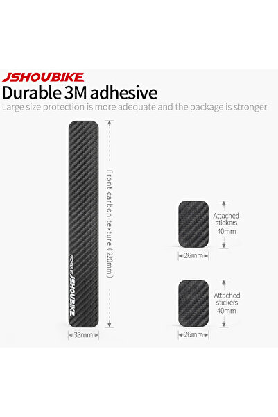 Choice 1pcs JSHOU BIKE Bicycle Chain Protection Sticker MTB Frame Anti-scratc...