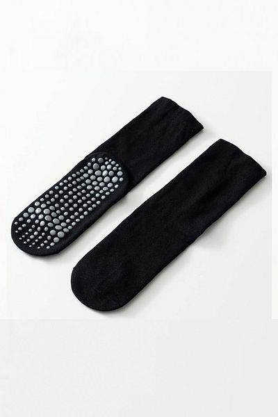 MEM SOCKS Комплект от 2 безшевни чорапи за йога и танци от органичен памук (дебели)