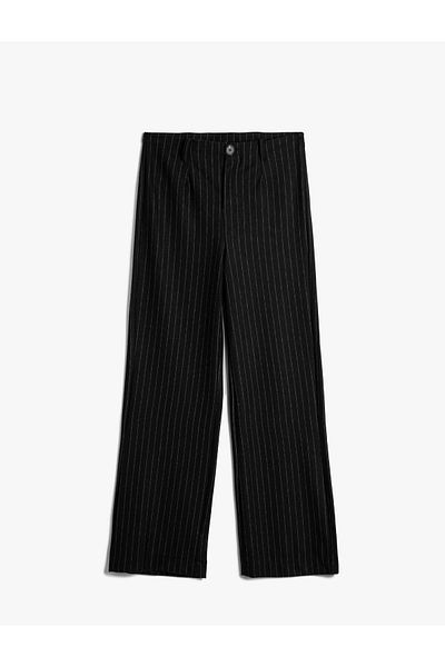 Koton Wide Leg Fabric Trousers High Waist Comfortable Fit