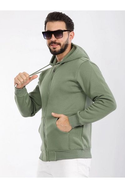 BERNEO Ανδρικό μπλουζάκι με φερμουάρ