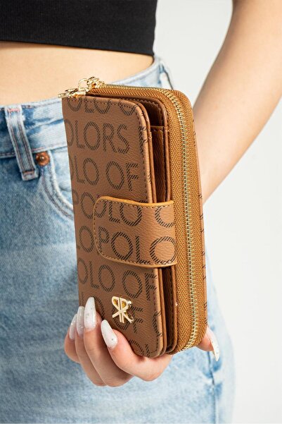 çantamgelsin Polo Of Colors Brand Tan A Quality Women's Wallet