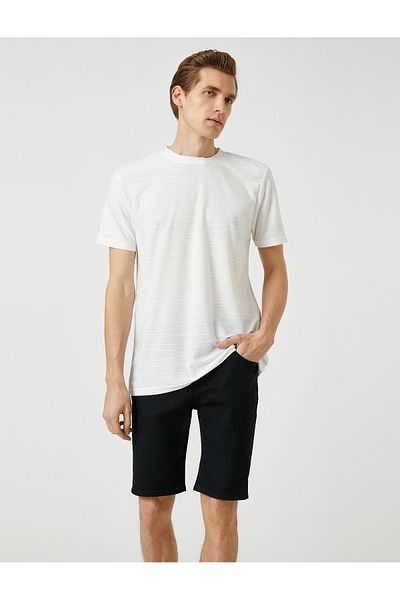 Koton Basic-Jeansshorts aus Baumwolle mit 5 Taschen