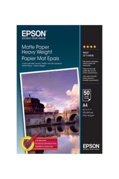 EPSON Matte Photo Paper Heavy Weight A4 - 50 Sheets