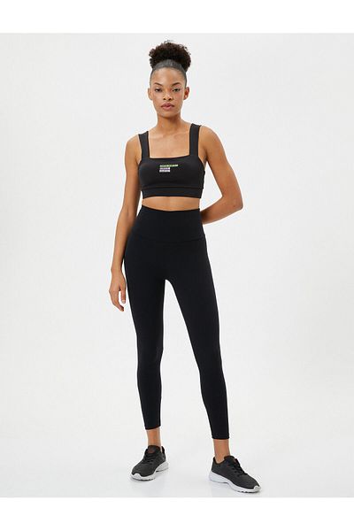 Koton Extra High Waist Sports Tights Firming Abdominal Tights