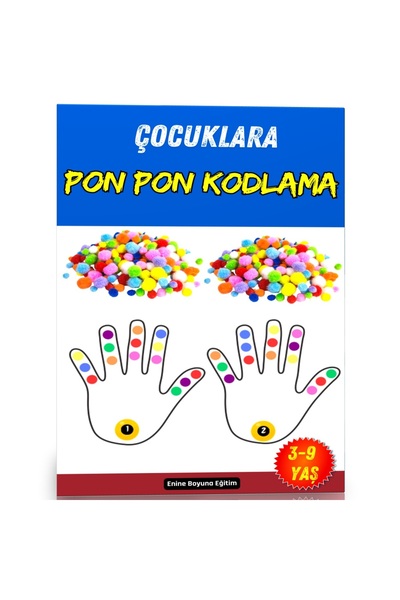 Enine Boyuna Eğitim Pon Pon Coding Set for Children (3-9 Years)