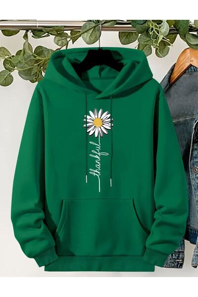 caddekombin Hanorac cu imprimeu Daisy Thinklul cu 2 fire