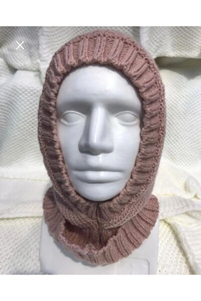 sema aksesuar قبعة محبوكة من مسحوق الحجاب - قبعة شتوية - قبعة صغيرة بغطاء للر...