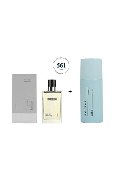 Bargello 561 Erkek Parfüm Edp 50 ml Fresh No561 Erkek Deodorant 150 ml - Mnms...