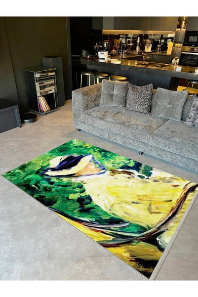 Rugs Modern Halı Yilmaz Collection Modern Decorative Carpet in Pastel Tones w...