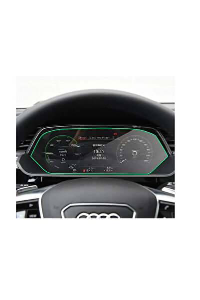 ebulduk لأودي E-tron أداة وواقي شاشة مزدوج للوسائط المتعددة ملاحة 9H نانو واقي للشاشة