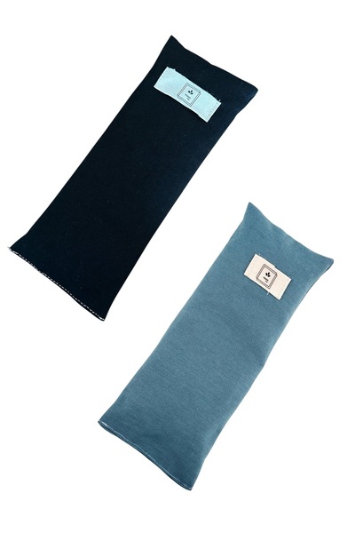 Poros Store Pernă pentru ochi de lavandă - Set de 2 țesături certificate OEKO...