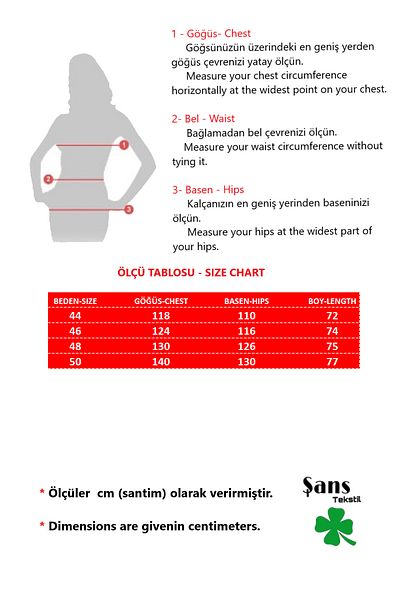 Şans Plus Size Women's Sweatshirt - 3 Thread, Hoodie, Kangaroo Pocket, Raster 65N38611