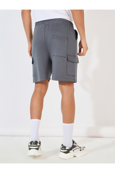 Styli Relaxed Fit Cargo Scuba Shorts