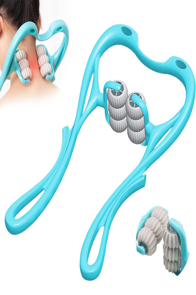 Hyd Masaj Aleti 6 Tekerlekli Ayak Bacak Kol Boyun Selülit Plastik Manuel Masaj Silindiri 17x36cm