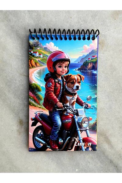 LİMON DEFTER Paperback Spiral Notepad (16X10)