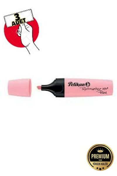 Pelikan Pelican Pink 3 Pieces Highlighter Pen