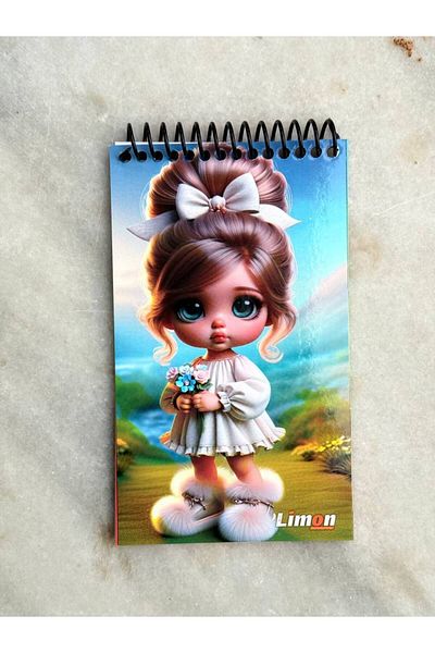 LİMON DEFTER Paperback Spiral Notepad (16X10)