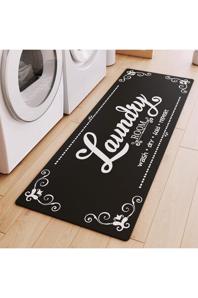 RUGRUMBA Waterproof Washable Clothes Dryer Basket Front Non-Slip Bathroom Rug...
