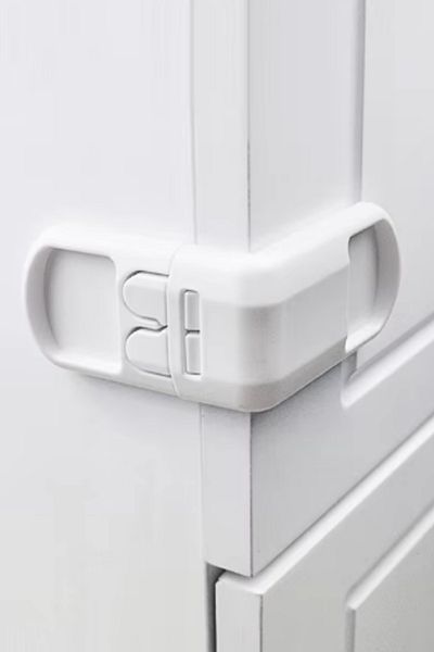 tafce 2 Pieces of Resealable Children's Drawer Cabinet Corner Safety Lock