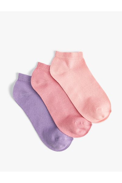 Koton Set de 3 șosete de bază - multicolore