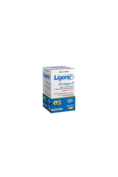 Ligone Omega-3 500 Mg Epa & Dha 60 Soft Capsules