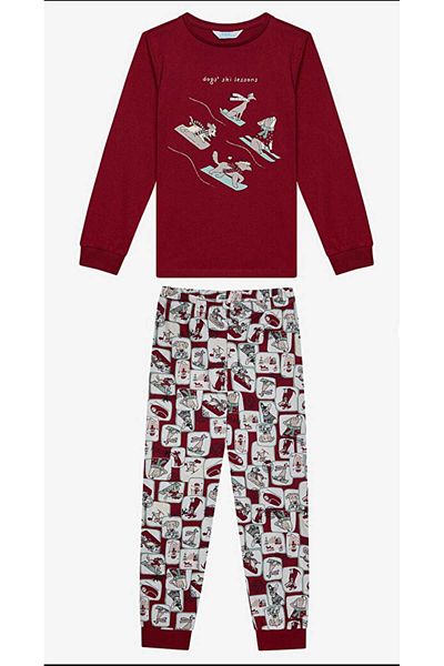Penti 2-teiliges, mehrfarbiges Pyjama-Set mit Retro-Spielzeug für Jungen