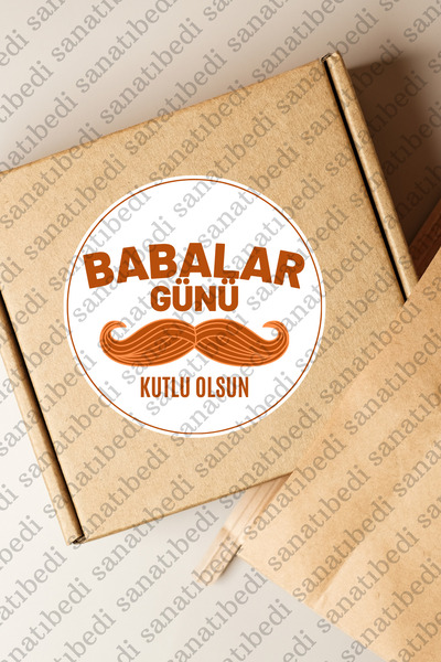 sanatıbedi 50 bucăți autocolant tematic pentru ziua tatălui - etichetă de amb...