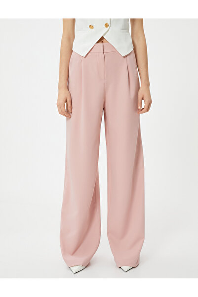 Koton Palazzo Pantolon Yüksek Bel Pileli
