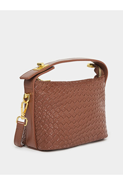 Styli Textured Baguette Bag