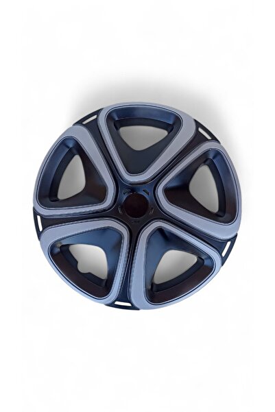 Gülcan Auto Opel Corsa/Vectra/Astra 16 inç JANT KAPAĞI SETİ-C3Gri&Siyah