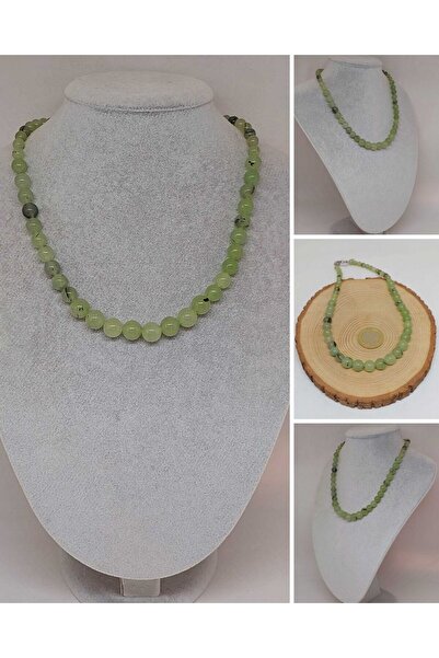 Yasamtohumu Ogrlica sa dizajnom prehnit kamenja iz serije Galaxy