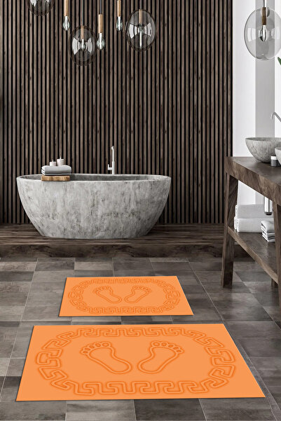 Viyana Home Covoraș de baie digital, anti-alunecare, lavabil, cu model de amp...