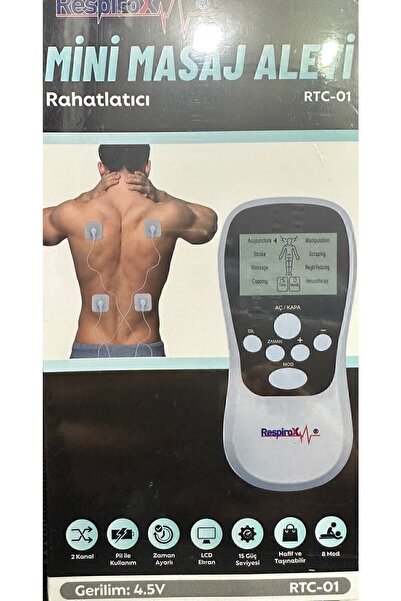 Respirox Rtc-01 Pilli Masaj Aleti Tens Cihazı 4 Pedli