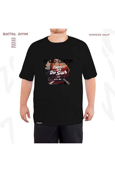 ZOKAWEAR Μαύρο μπλουζάκι με στάμπα μεγάλου μεγέθους DavidBas