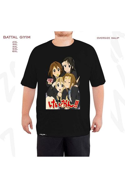ZOKAWEAR Μαύρο μπλουζάκι Oversize K on Grills Printed Battal (Bol) Mold