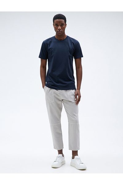 Koton Basic T-Shirt Crew Neck Short Sleeve Slim Fit