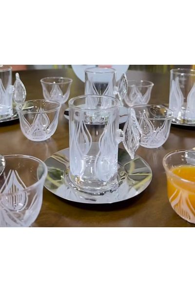 Turkish Store İstanbul Turkish Store Istanbul Curl 18 Piece Tea Set
