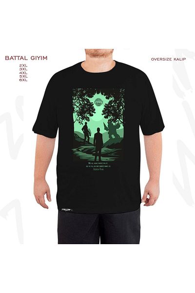 ZOKAWEAR Υπερμεγέθη Bioshock James Printed Oversize (Bol) Μαύρο T-Shirt