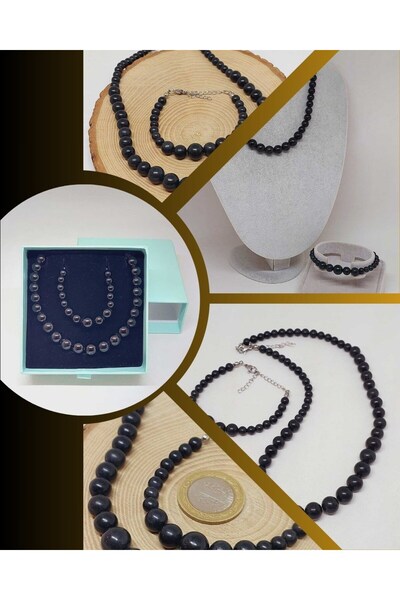 Yasamtohumu Galaxy Series set ogrlice i narukvice od turmalinskog kamena